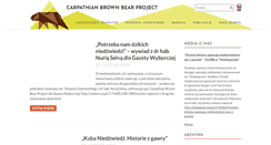 Desktop Screenshot of carpathianbear.pl