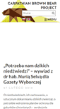 Mobile Screenshot of carpathianbear.pl