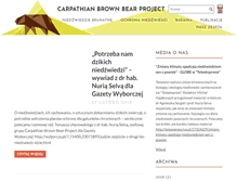 Tablet Screenshot of carpathianbear.pl